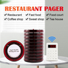 Logo printing coaster restaurant pager wireless pager system