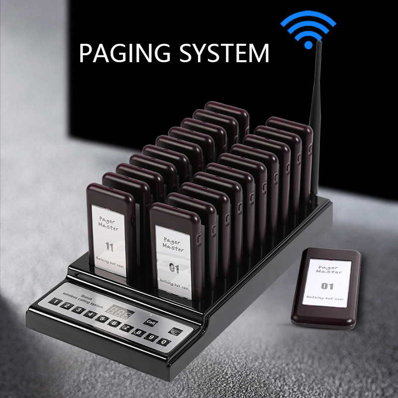 Wireless restaurant paging system restaurant pager table pager paging system