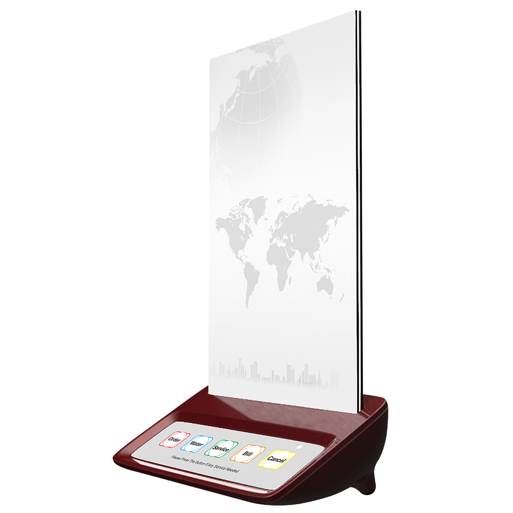 Wireless waiter calling system table call paging system service call button with menu