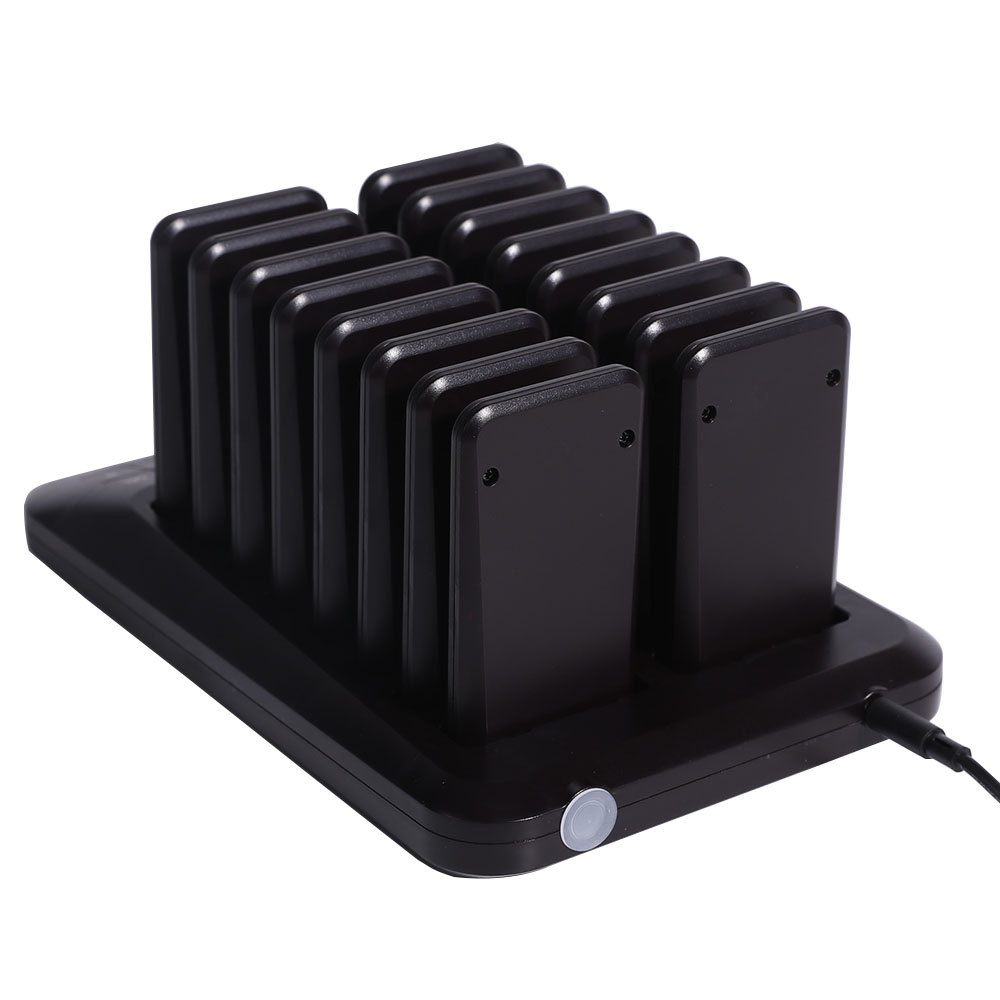Wireless Restaurant Paging System Restaurant Pager Customer Guest Black Pager
