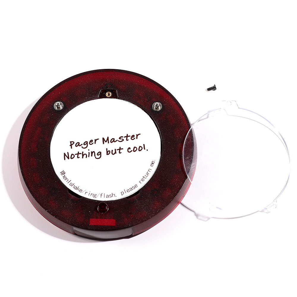 Logo printing coaster restaurant pager wireless pager system