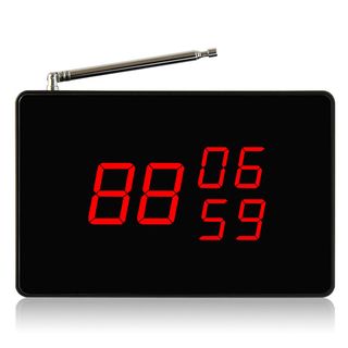 Wireless restaurant calling system number display screen receiver 3 number in 2 digits