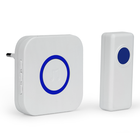 Wireless Door Bell Caregiver Pager Plug-in Receiver Patient Call Button Help System Nurse Alert for Elderly Hospice Home Personal Attention
