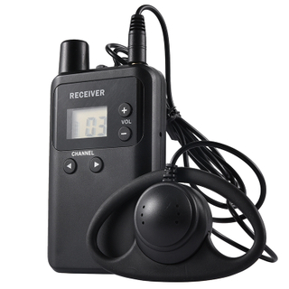 Whisper wireless radio tour guide system earphone receiver 813R for training interpreting conference tour visitors