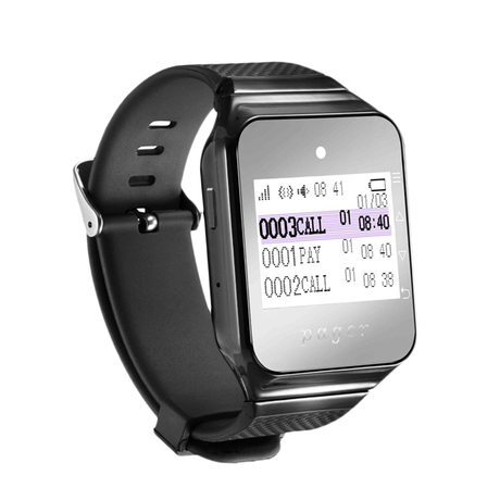 Watch beep wrist watch pager wristband pager watch for restaurant hospital factory KTV bar hotel construction site bank