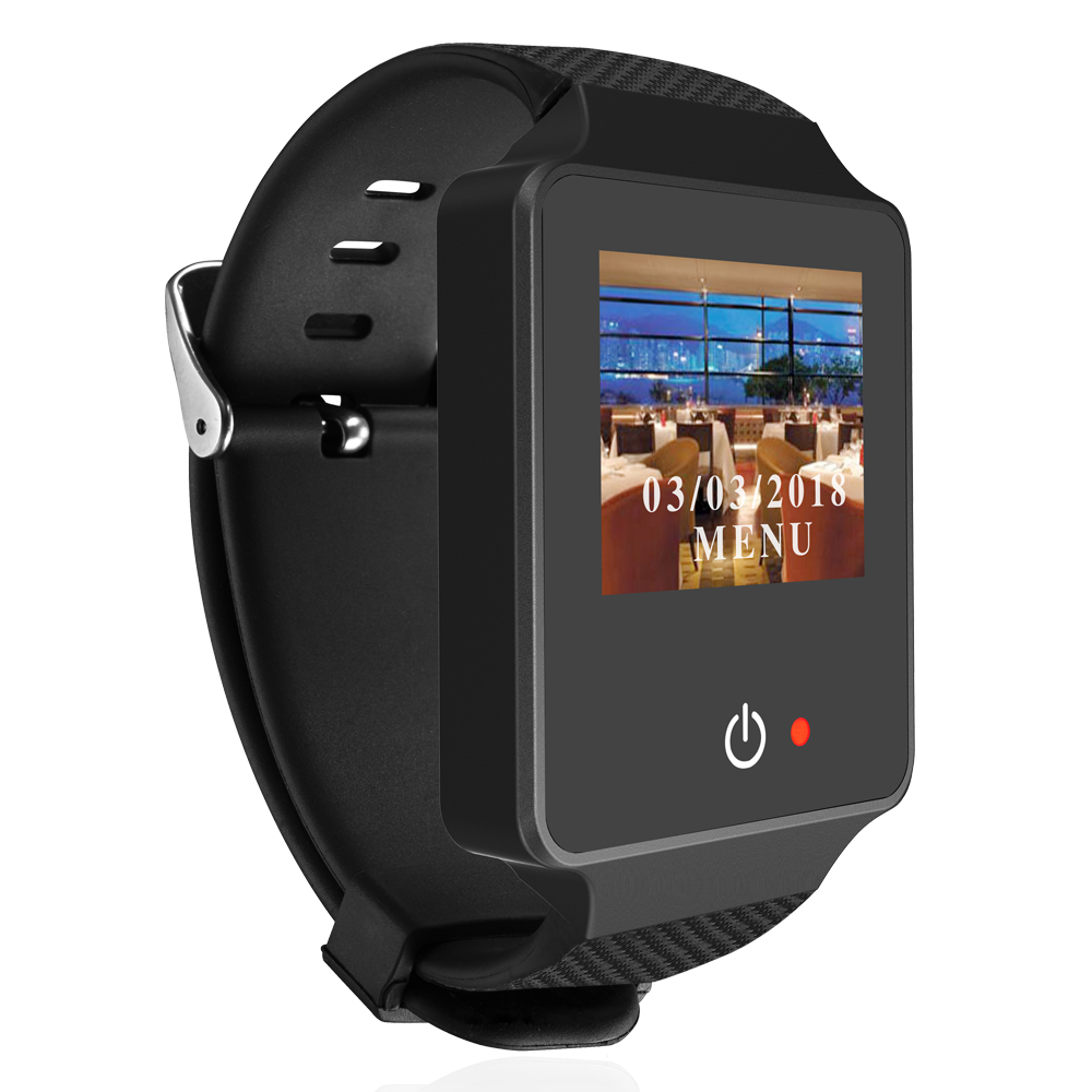Wireless Paging System Cafe Restaurant Calling Touch Screen Watch Pager